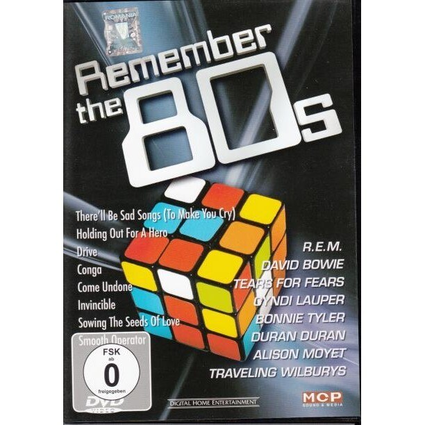 Various Artists (R.E.M, David Bowie, Tears for Fears, Cyndi Lauper, Duran Duran, Bonnie Tyler) - Remember The 80s - Vol. 2 - DVD
