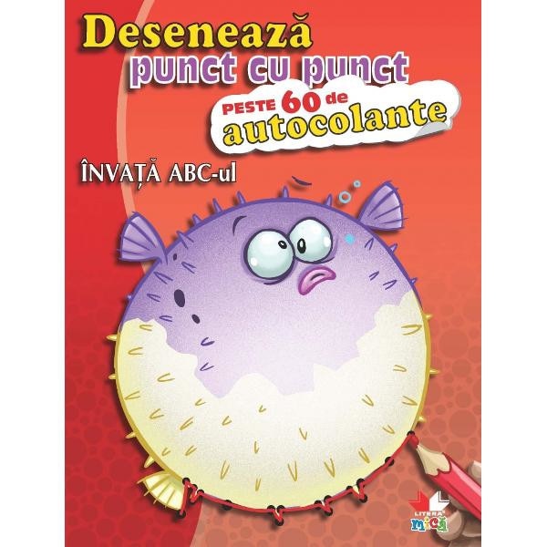 Invata Abc-ul - Deseneaza punct cu punct. Peste 60 de autocolante