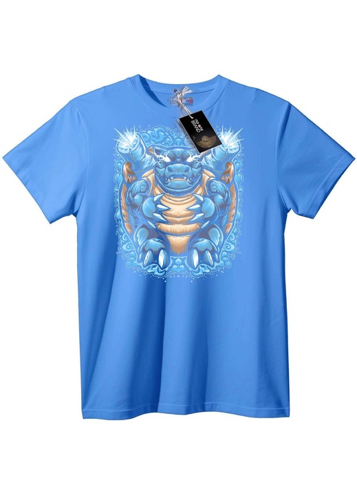 Tricou Puternică Broască Țestoasă Albastră, Albastru deschis