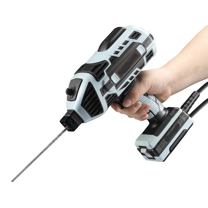 4600W 220V inverteres ívhegesztőgép, hordozható, állítható 20-120A, EU dugó, szürke
