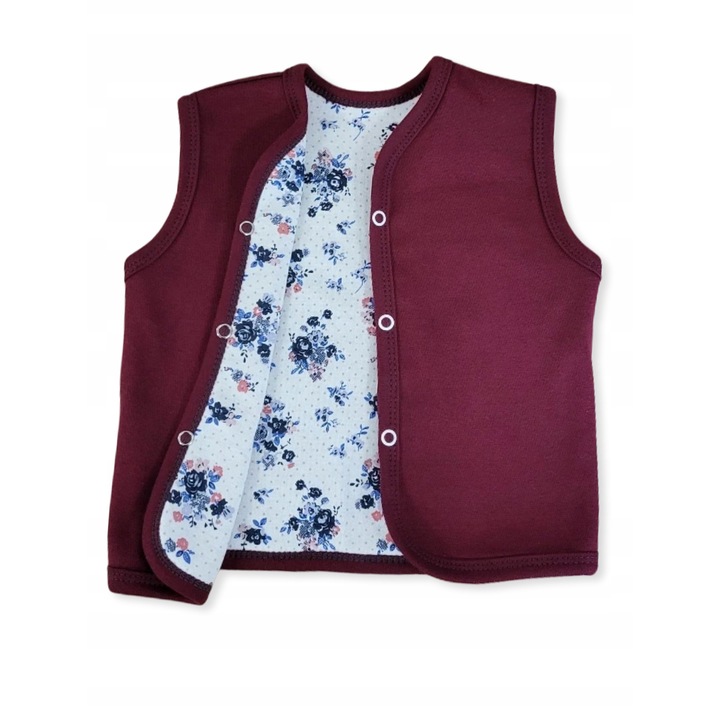 Vesta Dartomik bumbac, fara maneci, Rosu