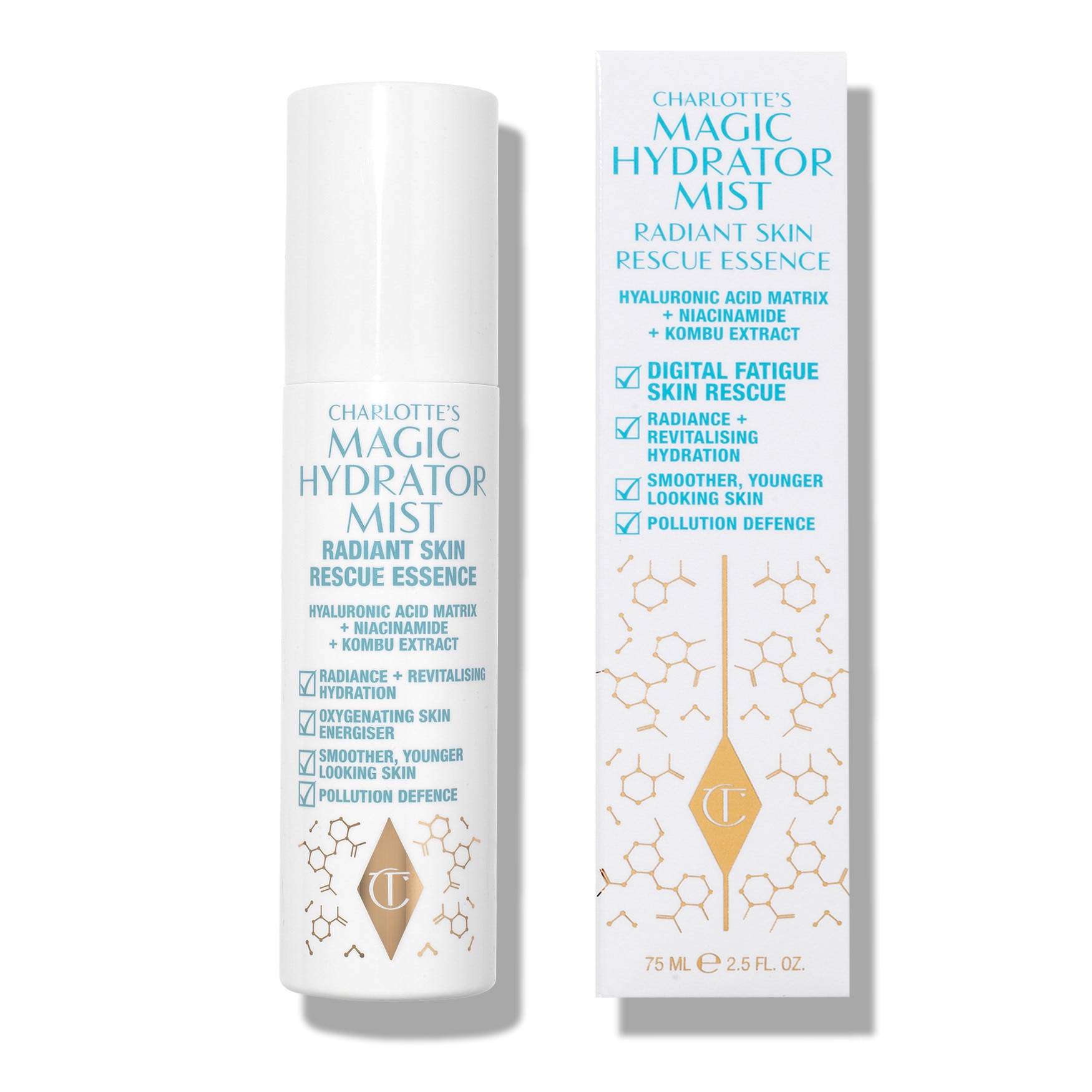 Charlotte Tilbury Magic Hydrator Mist, spray hidratant, 75 ml