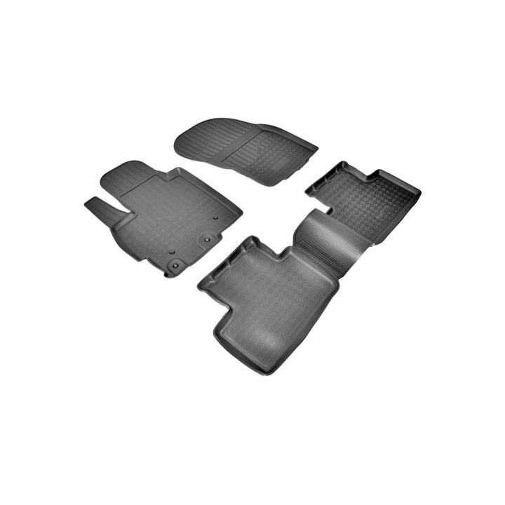 Set 4 Covorașe Cauciuc Stil Tăviță Citroën C4 II / DS4 2010-Prezent