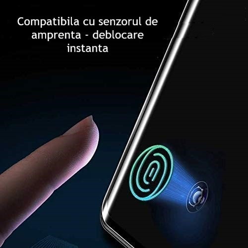 Folie de protectie ecran compatibila cu Samsung Galaxy S26 Plus, din silicon, TPU, Perfect fit, acopera tot ecranul, transparenta, ISAG