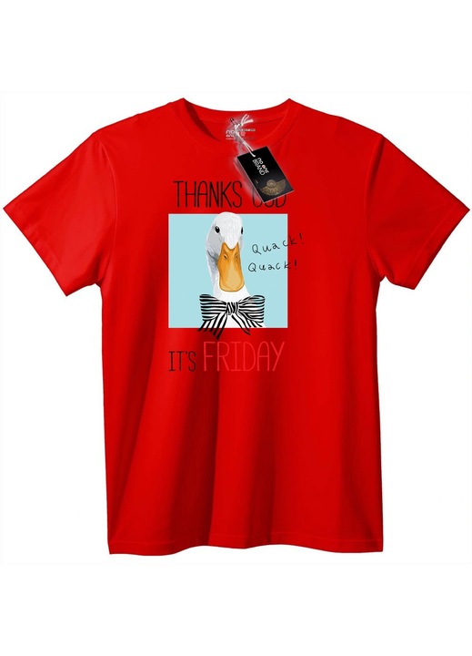 Póló Kacsa Péntek, Piros