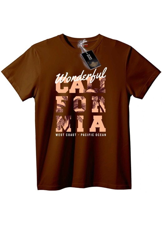 Póló Gyönyörű Kalifornia, Barna