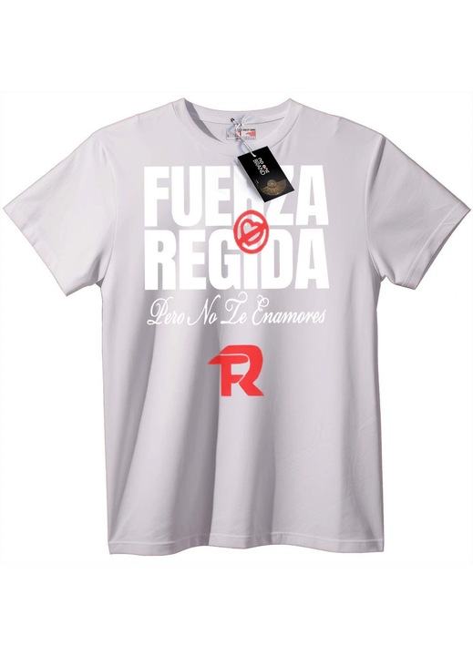 Fuerza Regida póló - Но Не Го Обичай, Fehér