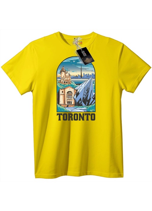 Tricou Peisaj Urban Toronto, Galben