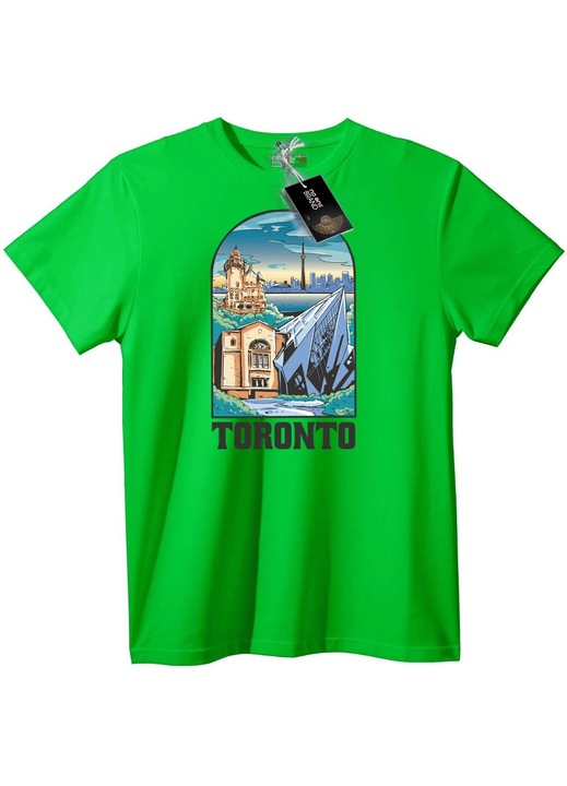 Tricou Peisaj Urban Toronto, Verde deschis