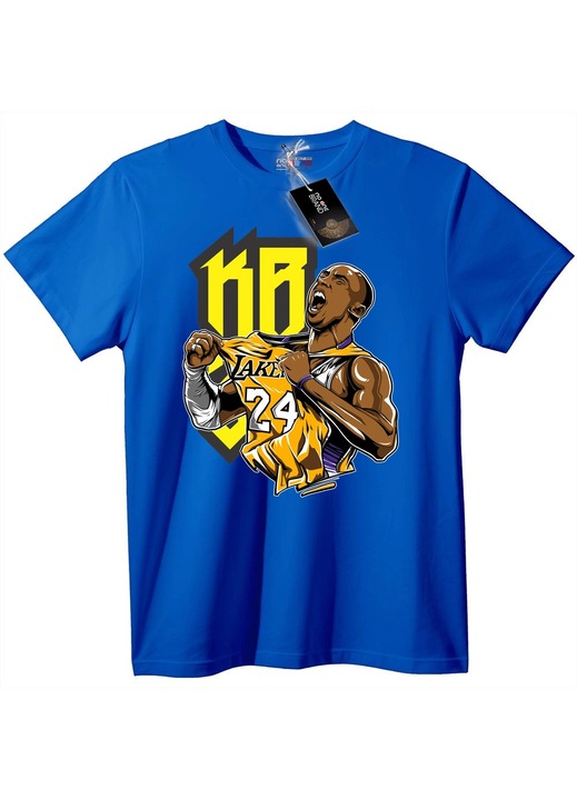 Tricou Lakers 24 KB baschet, Albastru