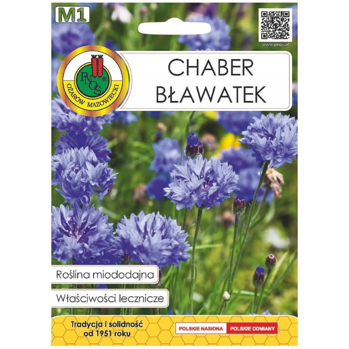 Seminte Chaber Blawatek, planta anuala, 1g, flori albastre, 30-80 cm