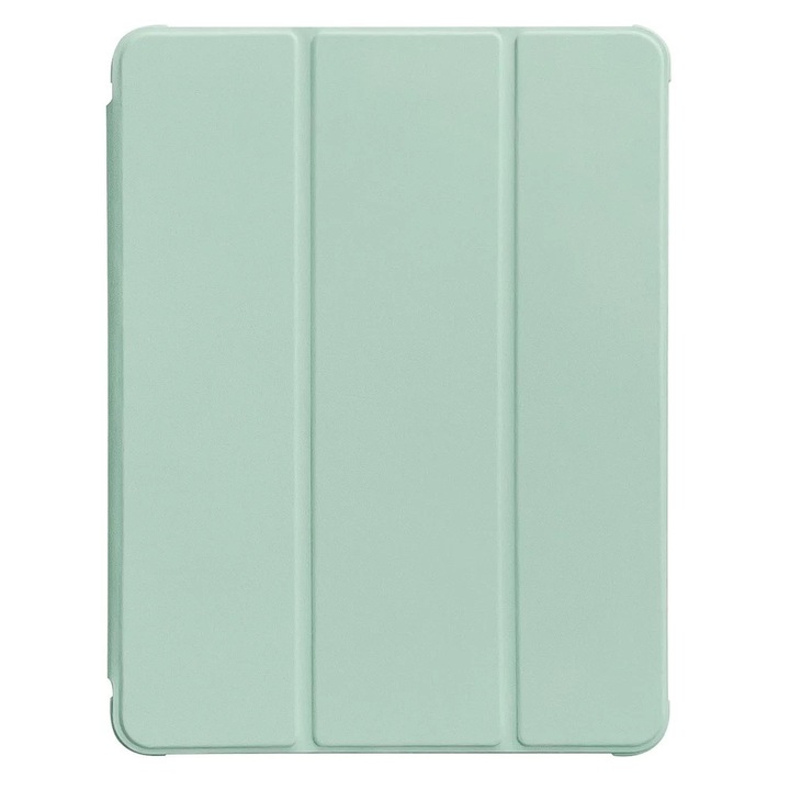 Etui Stand Tablet Case, 4kom.pl, verde, pentru iPad Pro 12.9 2020/2021/2022 si iPad Air 13 2024, cu functie de suport