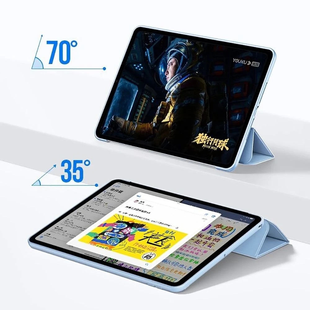 Husa tableta SmartCase, 4kom.pl, neagra, pentru iPad 10.9 2022, set complet