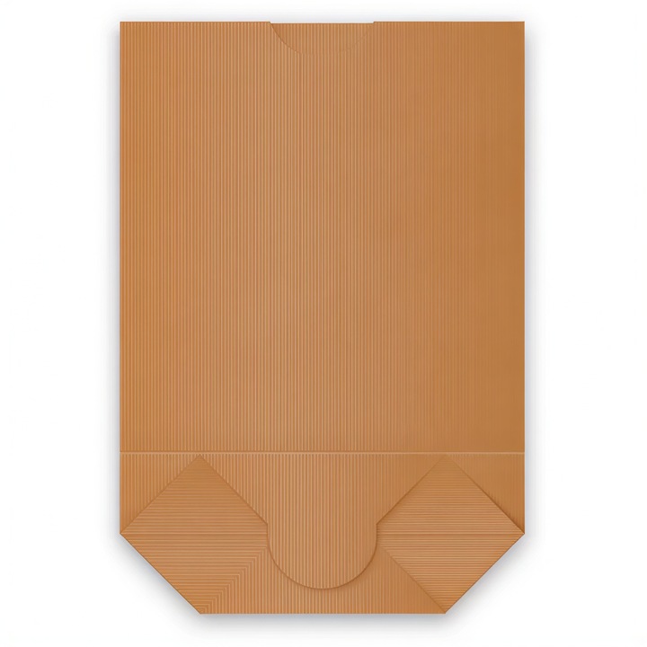 Pungi din hartie kraft, set 1000 buc, 17x26cm, dno 6,5cm, capacitate 1kg