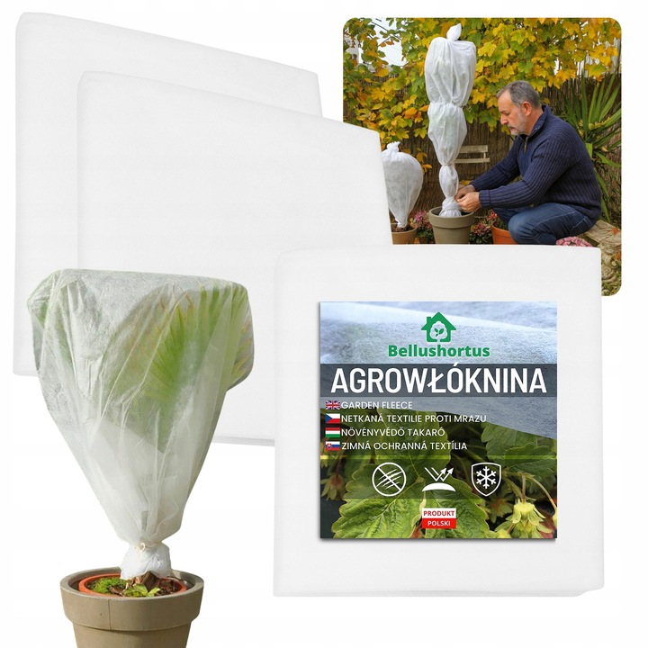 Plasa de protectie Bellushortus, set 3 bucati, 1.6m x 1.6m, alb, impermeabila la aer si apa, reutilizabila