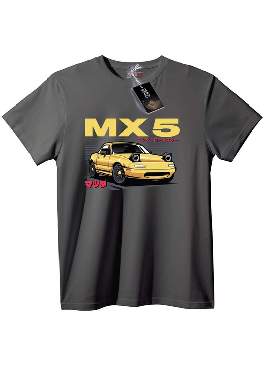 Tricou Mazda MX-5, Gri, 6XL