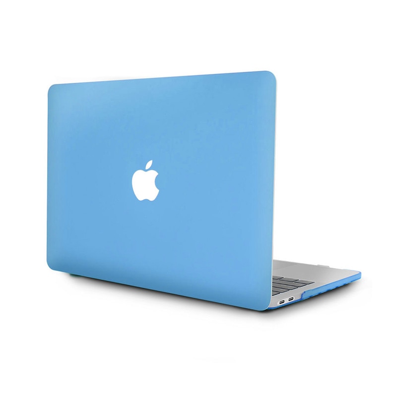 Carcasa Hard Shell DEISNGB pentru MacBook Air 13", ultra-subtire, ventilatie eficienta, Albastru deschis