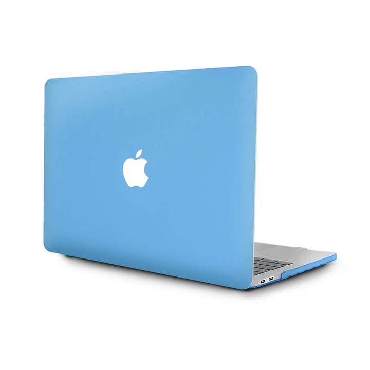 DEISNGB kemény tok MacBook Pro 16 inch-hez, ultravékony kialakítás, karcolás elleni védelem, Világoskék