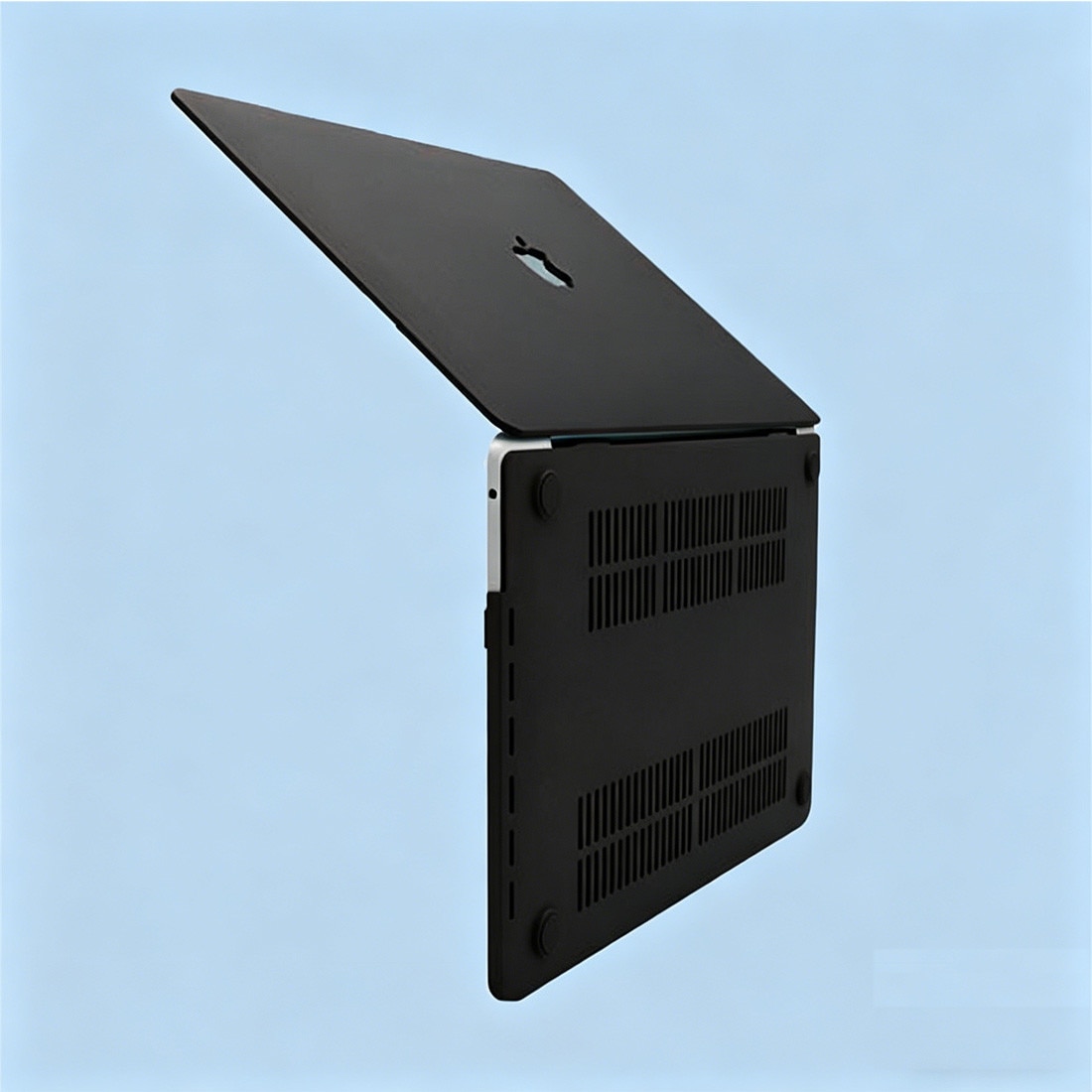 Carcasa Hard Shell DEISNGB pentru MacBook Air 15 inch, design ultrasubțire, protecție premium, Negru