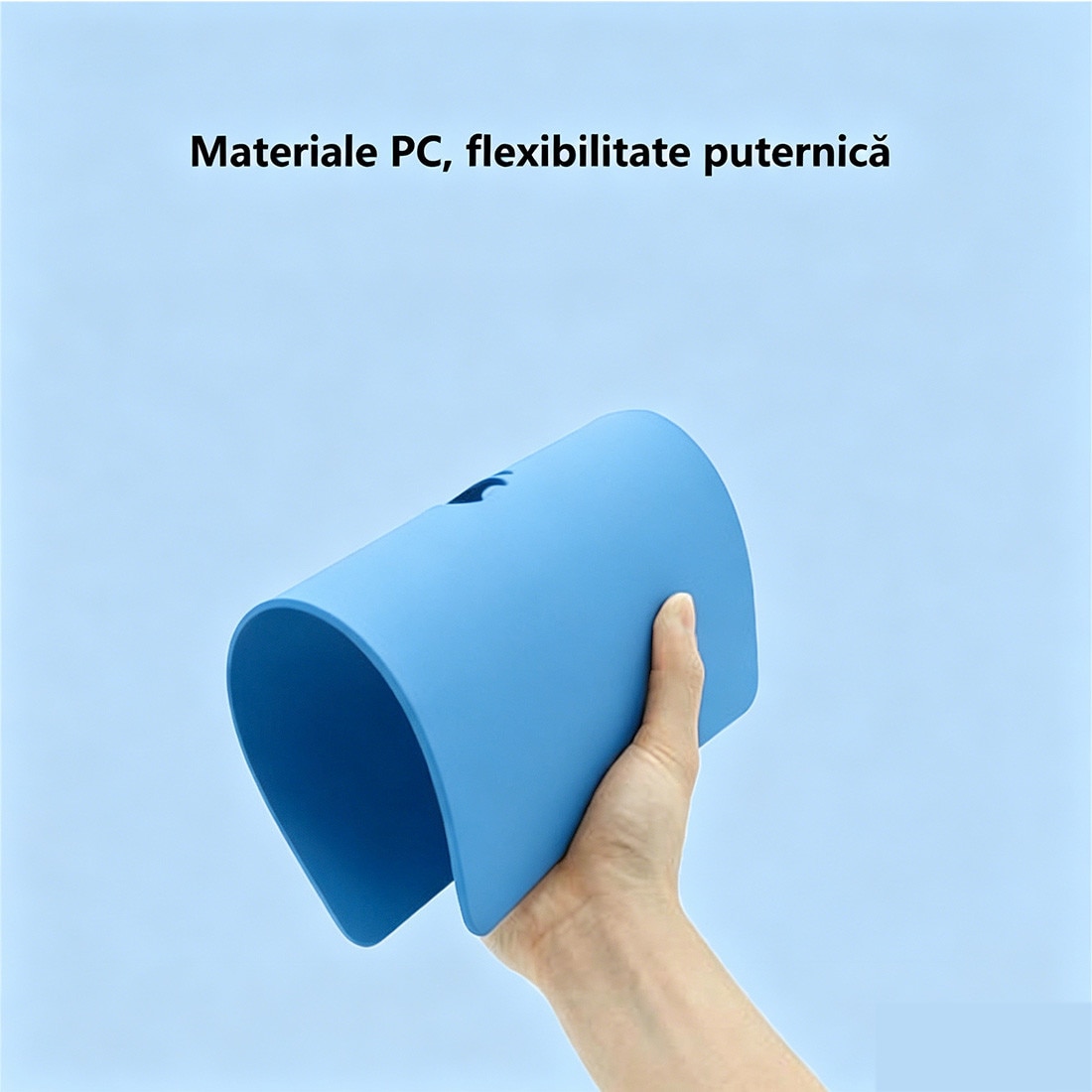 Carcasa Hard Shell DEISNGB pentru MacBook Air 13", ultra-subtire, ventilatie eficienta, Albastru deschis