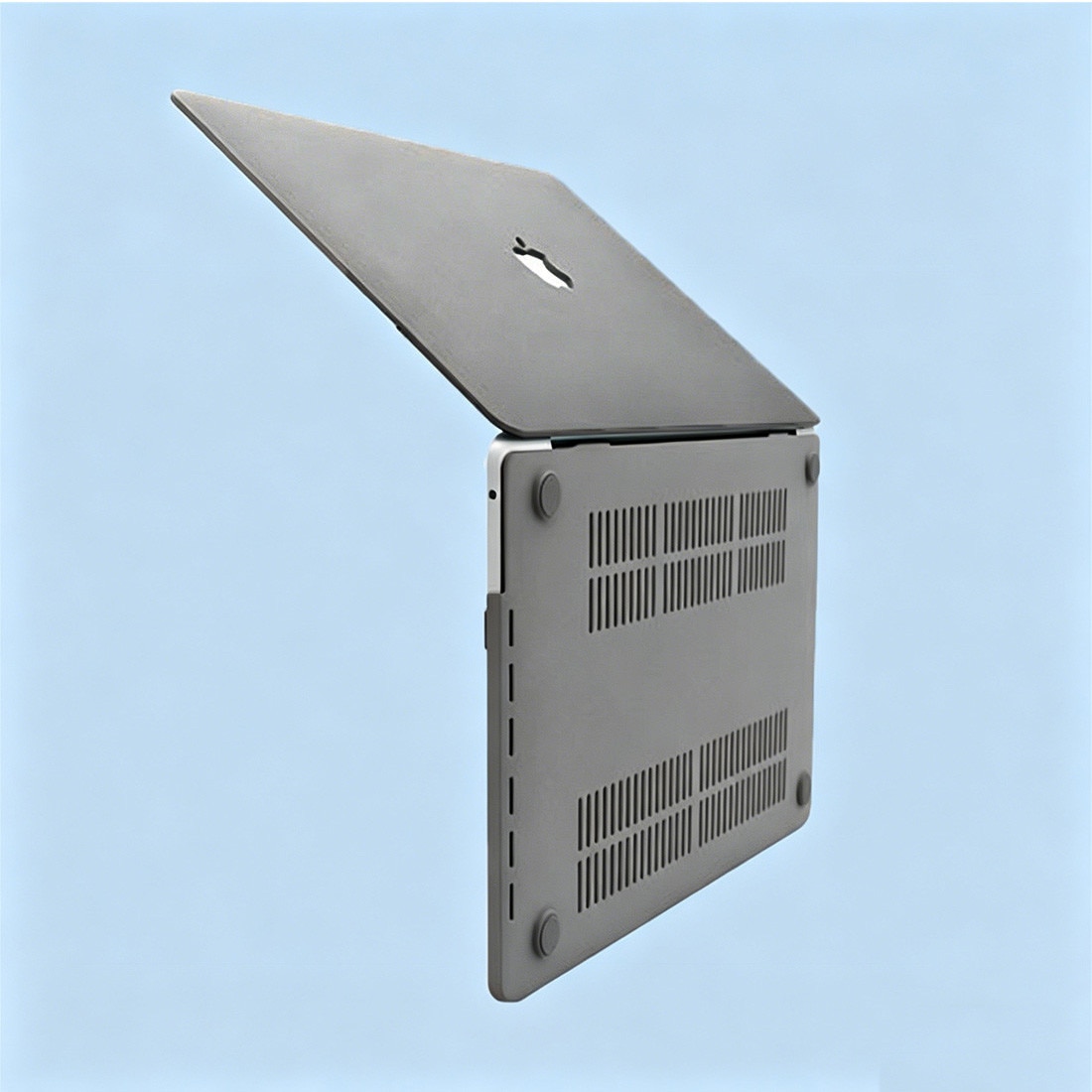 Carcasa Hard Shell pentru MacBook Air 13", DEISNGB, design ultra-subtire, albastru închis, ventilație eficientă