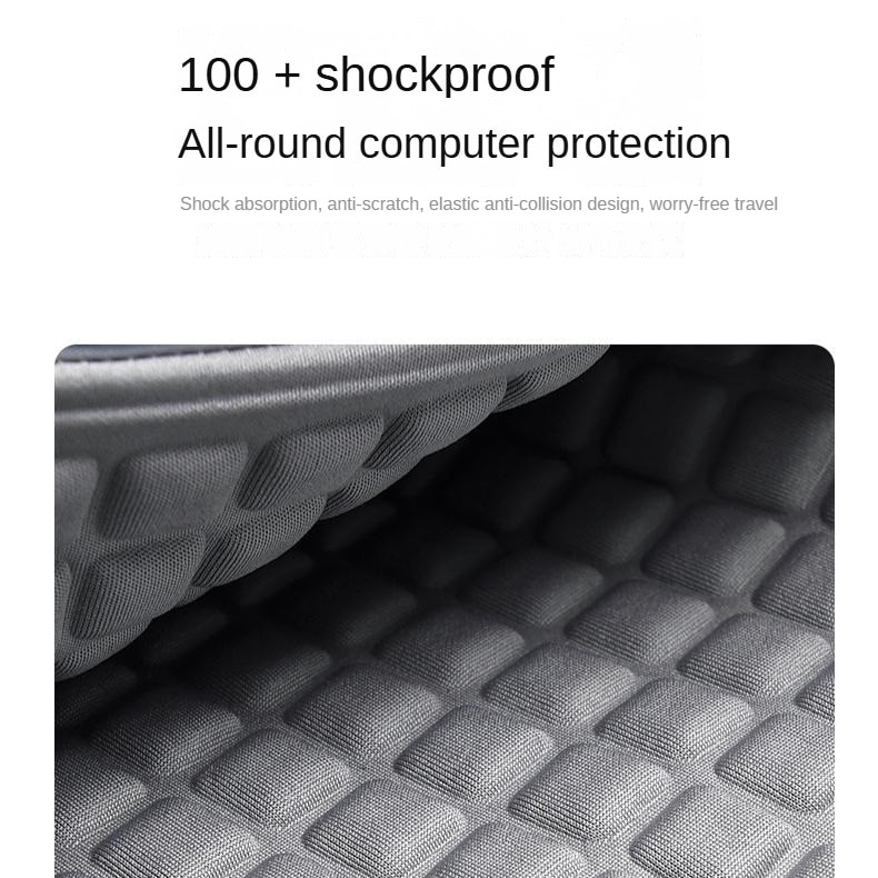 Geantă pentru laptop Aiorber, 14 inch, impermeabilă, 3 compartimente, gri
