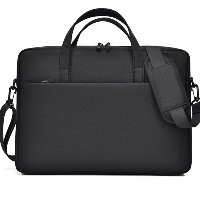 Geantă pentru laptop Aiorber, 14 inch, impermeabilă, protecție antisoc, negru