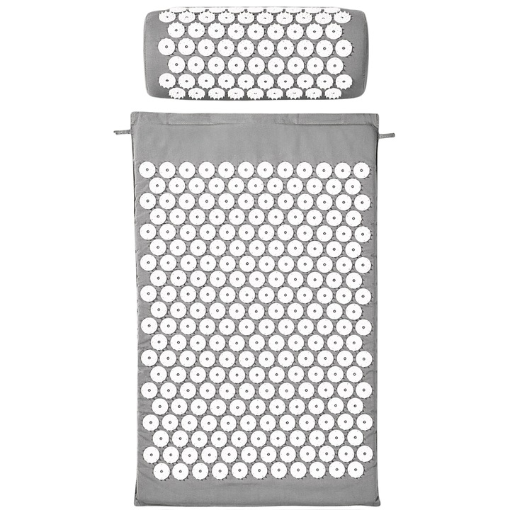 Saltea de masaj Luka, Gri, 65x41 cm