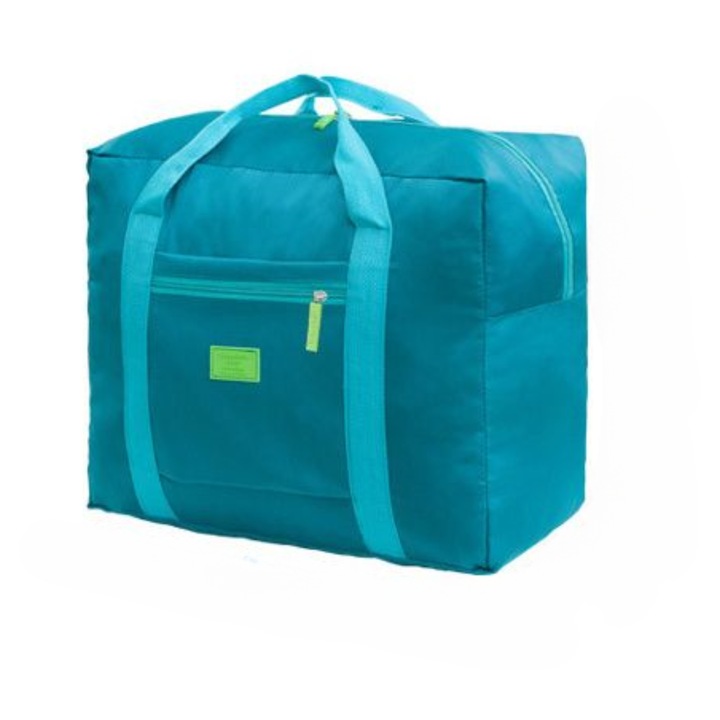 Könnyű, szélesre nyitható utazótáska, kék