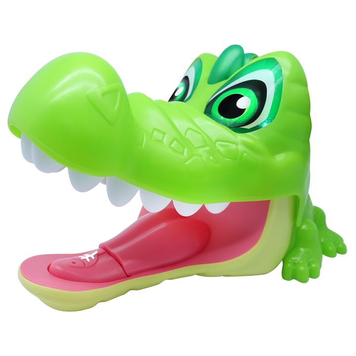 Crocodil interactiv, design realist, 2+ ani
