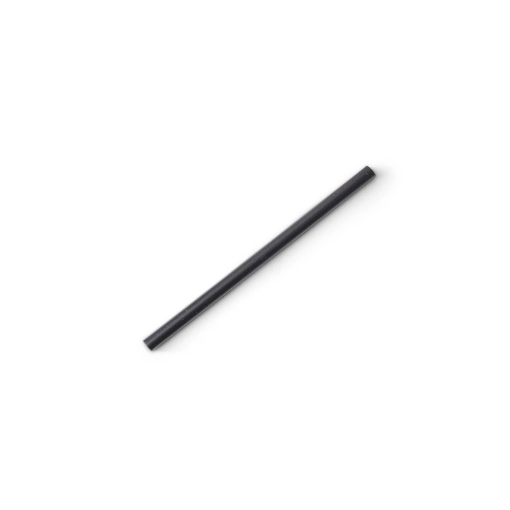 500 db-os koktél szívószál készlet, újrahasználható, fekete, PP, 150 mm, Ø 7 mm