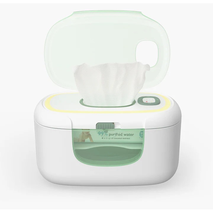 Нагревател за бебешки мокри кърпички Momcozy, горно нагряване, 4 температурни нива, силиконово уплътнение, изключително голям дизайн