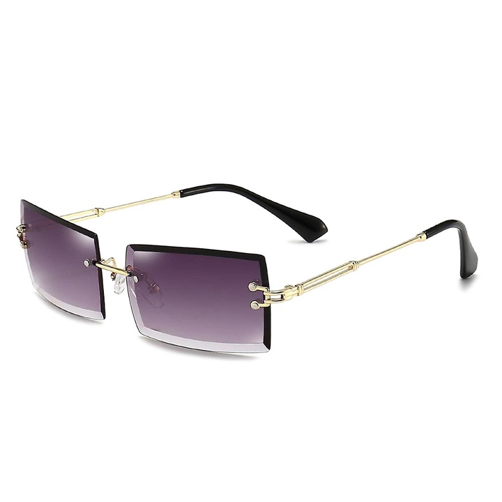 Sunglasses Polarised Metal (16031-C1) - UV Protection - Purple