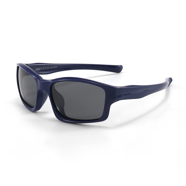 Kids Polarized Sunglasses (8202-C41) - Sport Type - Navy Blue