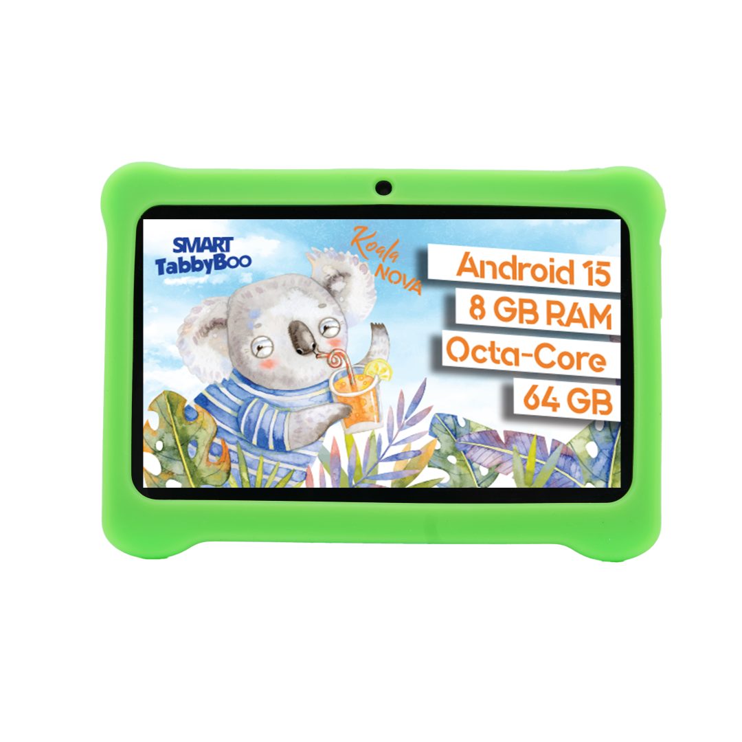 Tableta SMART TabbyBoo Koala NOVA, 7", 64GB, 8GB RAM, verde