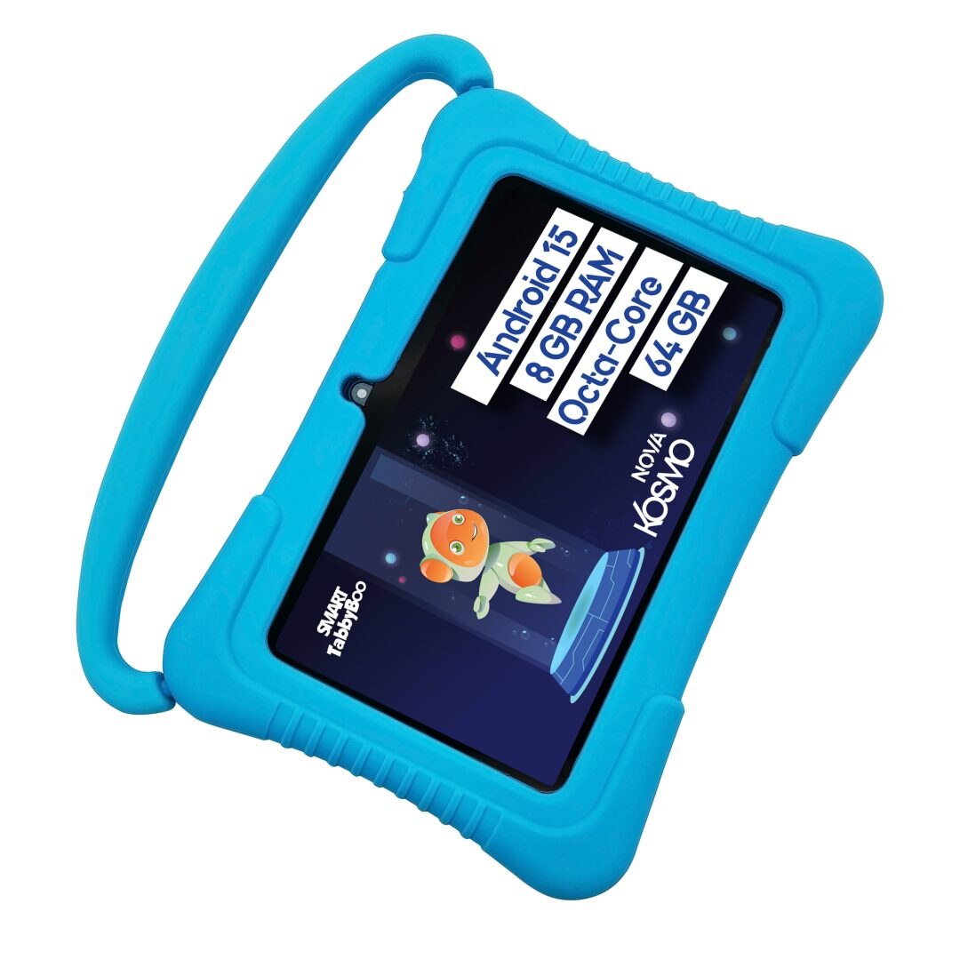Tabletă SMART TabbyBoo Kosmo NOVA, 7", 64GB, 8GB RAM, albastru, cu control parental, Wi-Fi