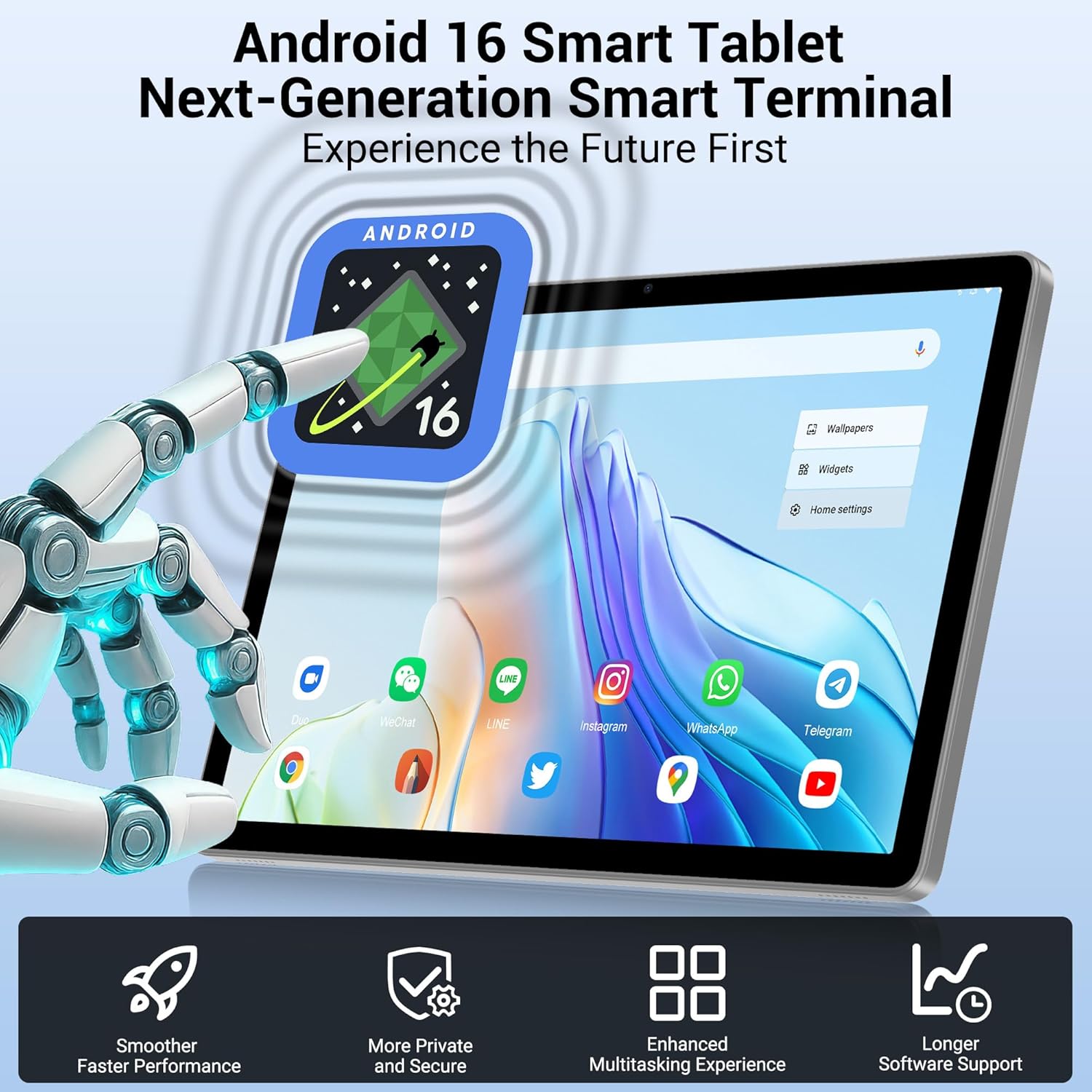 Tableta 11" BEYNIVAN 2000*1200 2K, Octa-Core, 36(12+24)GB RAM, 512GB ROM, Android 16, 4G LTE/SIM/5GHz WIFI, Widevine L1, 13MP+8MP, 8000mAh, Gri