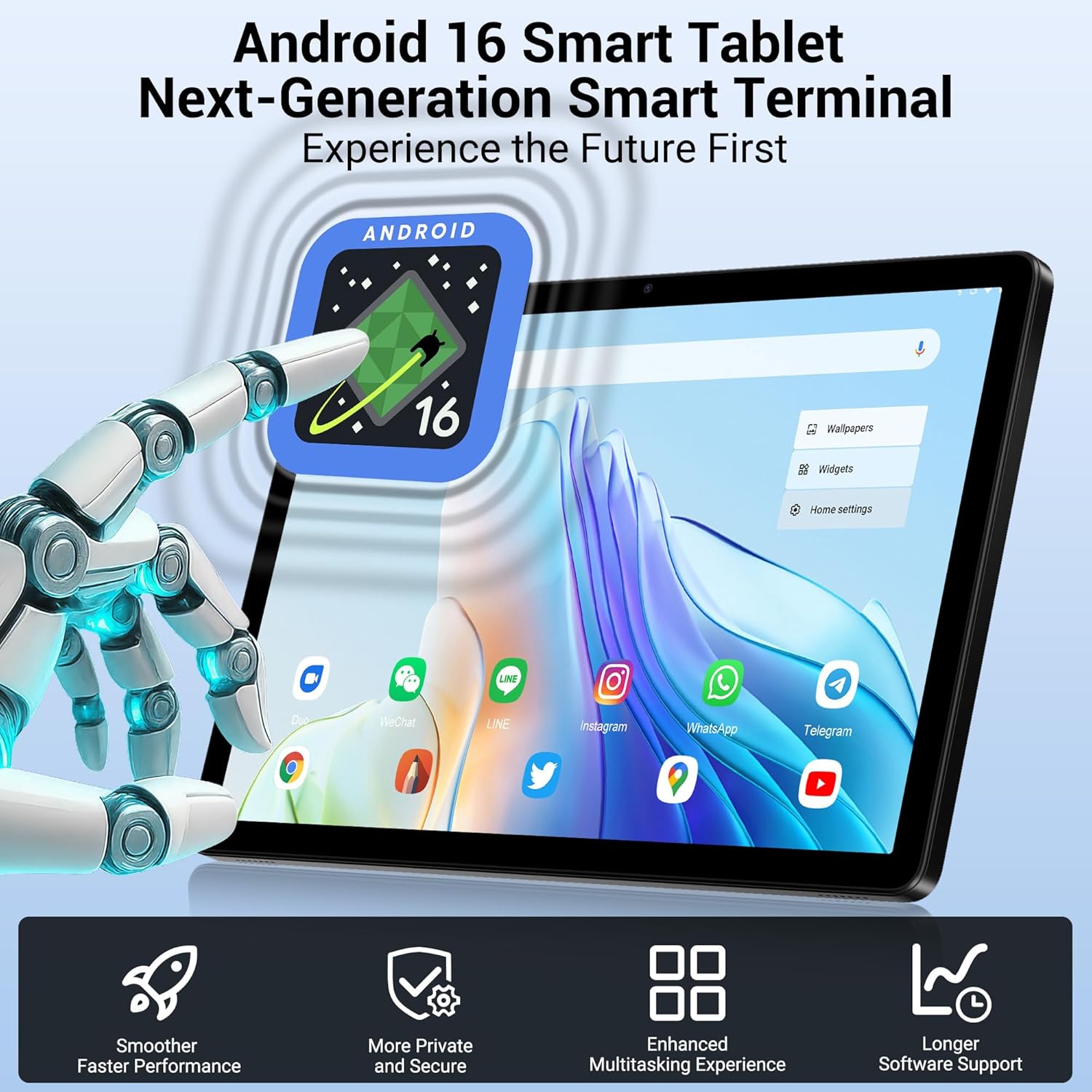 Tableta 11" BEYNIVAN 2000*1200 2K, Octa-Core, 36(12+24)GB RAM, 512GB ROM, Android 16, 4G LTE/SIM/5GHz WIFI, Widevine L1, 13MP+8MP, 8000mAh, Negru