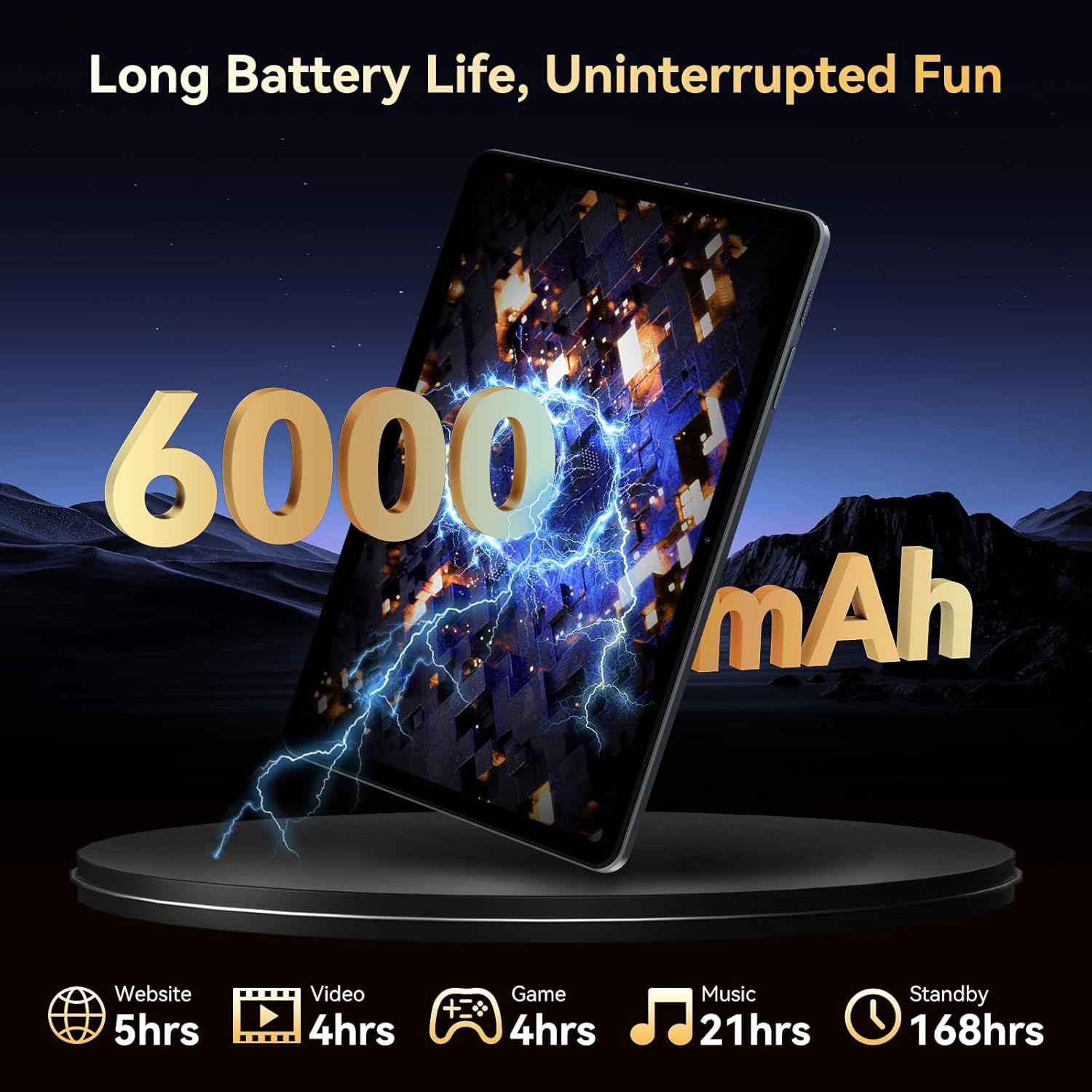 Tableta Blackview T80, 10.1 inch, Android 15, 5.0, WiFi 6, T310, 18GB Ram(6GB + 12GB extensibili), 800×1280, 128GB ROM, Expandabil 1TB, 6000mAh, Gri