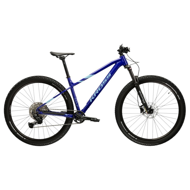 Bicicleta MTB Kross LEVEL 5.0 - Albastru/Albastru deschis