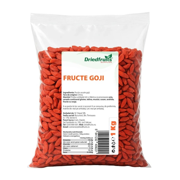 Fructe Goji deshidratate - 1 Kg