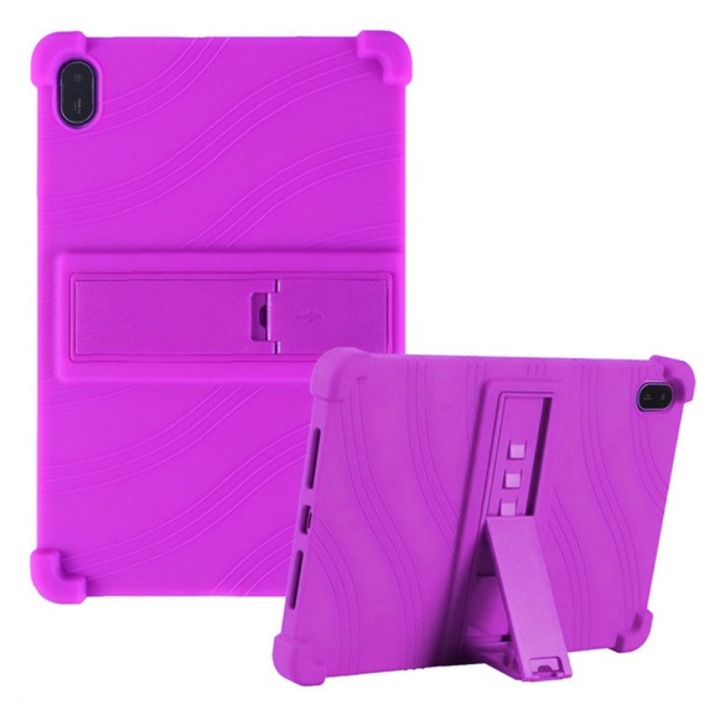 Gigapack defender szilikon tabletvédő, ütésállóság, kitámasztó, lila, kompatibilis: Huawei MatePad SE 11