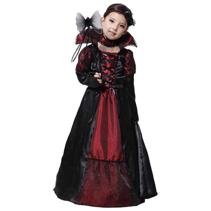 Costum vampir pentru copii – costum Halloween, 100–110 cm