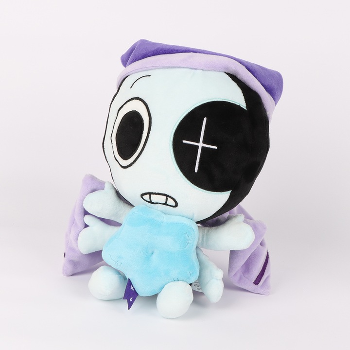 Плюшена играчка, Dandy World, Клоун във формата на сърце, 22x13x35см, многоцветен