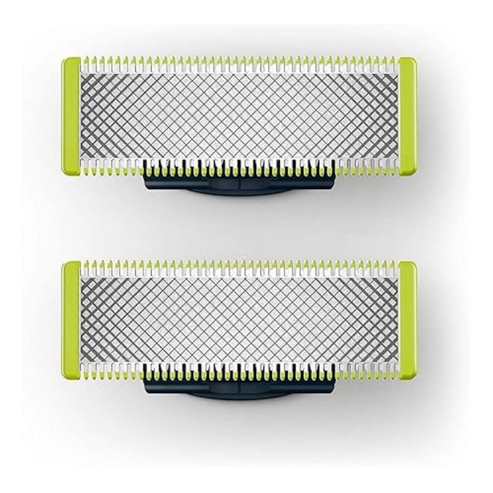 Lame de schimb pentru aparate de ras electrice, 2 bucati, inox, compatibile cu serii QP2520, QP2630, QP210, QP220, QP65