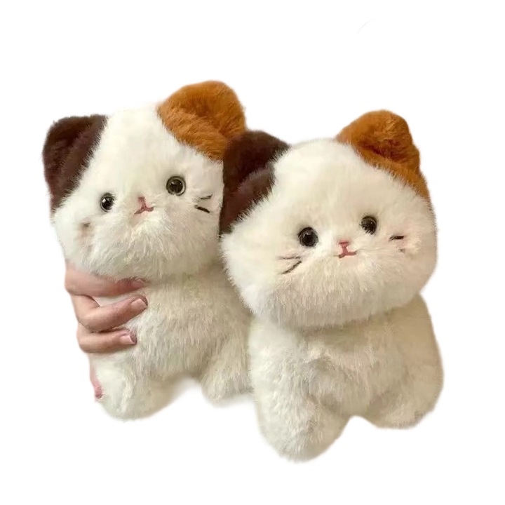 Jucarii de plus, pisici adorabile, set de jucarii pentru copii si bebelusi, multicolor, 30x30cm