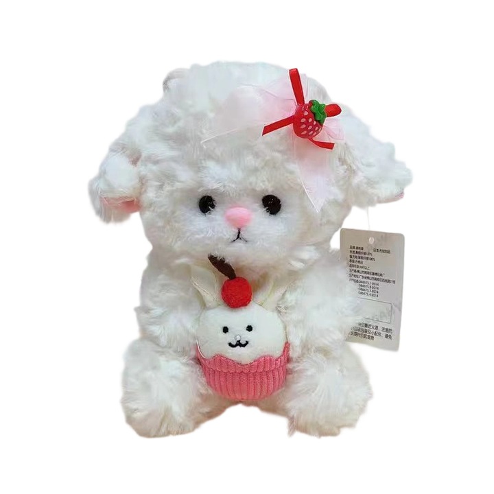 Jucarii de plus, figurine dragute, set de 2, pentru copii si bebelusi, multicolor, 30x30cm