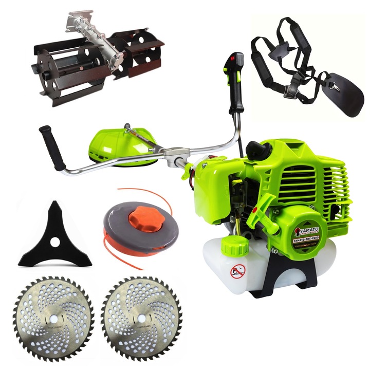 Set Motocoasa Yamato ZRX-9200 Racing Edition, 8.5CP, Cap Prasitoare