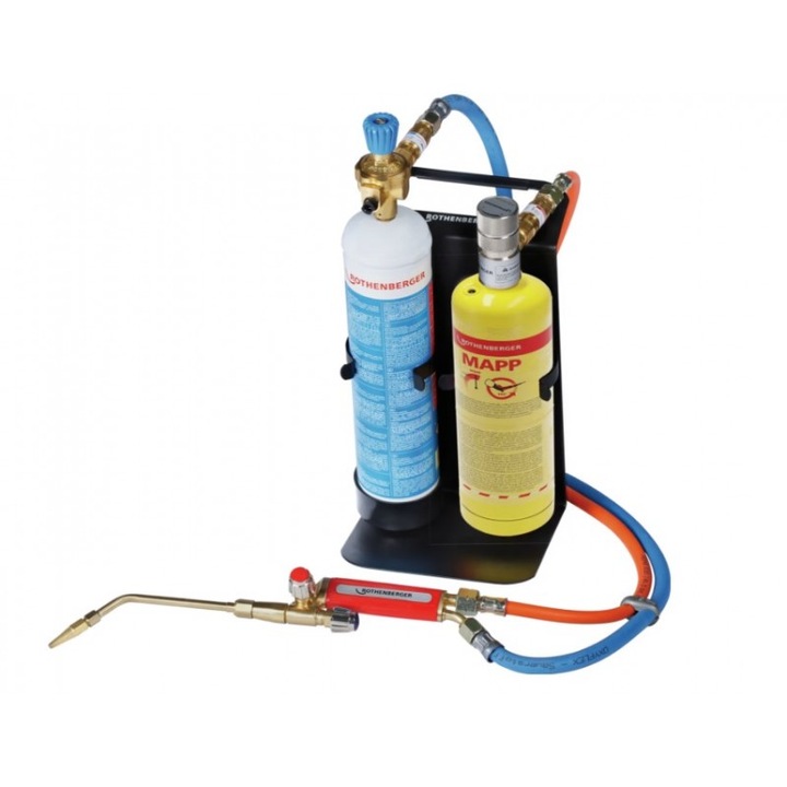 Aparat de sudură ROTHENBERGER ALLGAS Mobile Pro, cu cartușe, flacără 3100°C, compact, 6kg