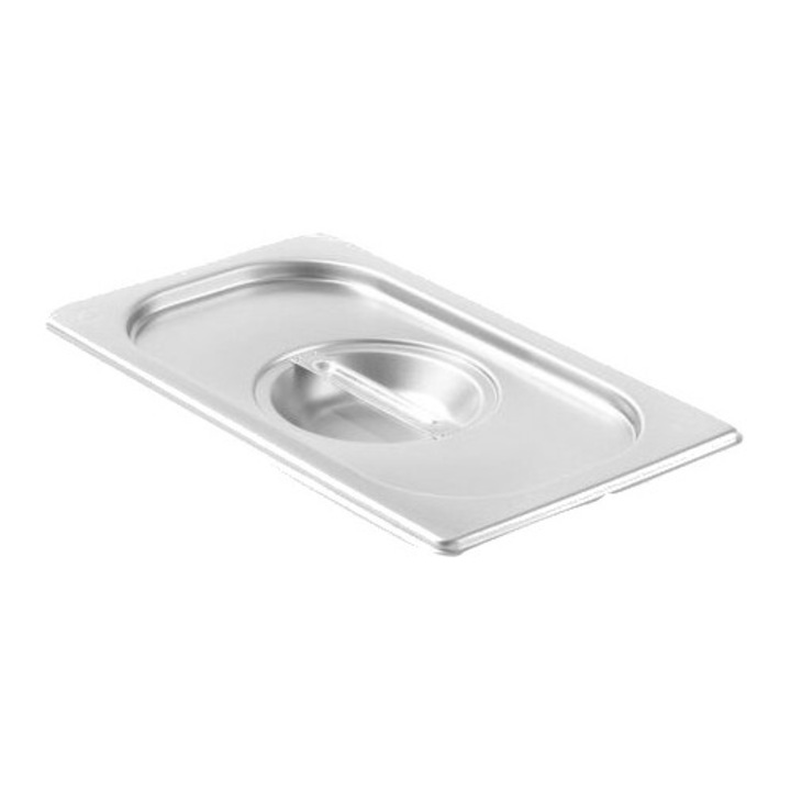 Capac pentru tava gastronorm 1/3, inox, 32.5 x 17.6 cm